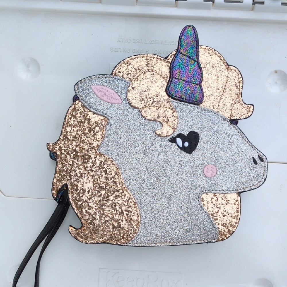 Betsey Johnson Gold and Silver Glam Bag